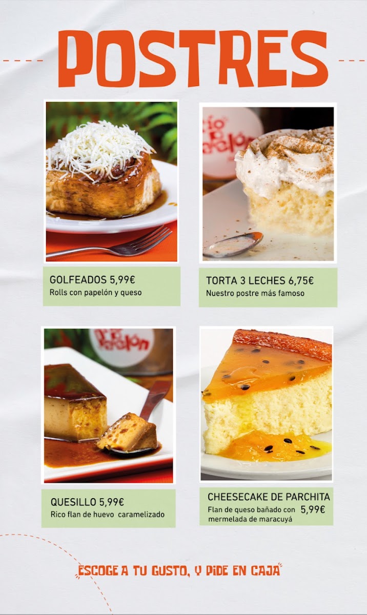 Menu - Restaurante Venezolano | Tío Papelón | Madrid photo 2