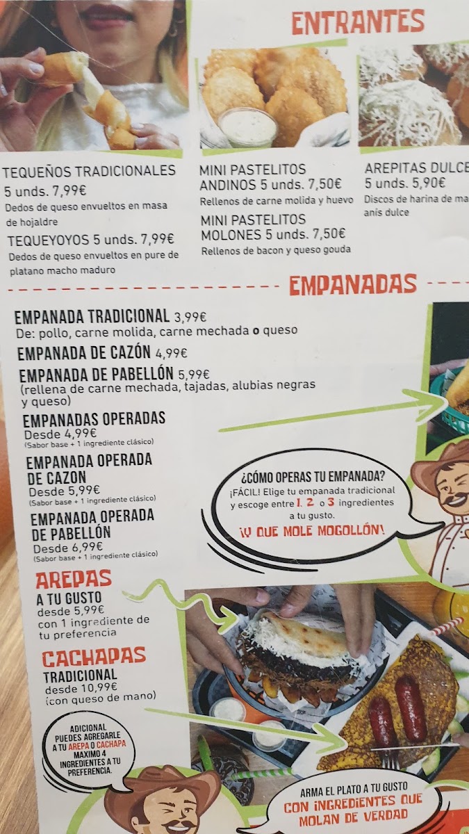 Menu - Restaurante Venezolano | Tío Papelón | Madrid photo 3