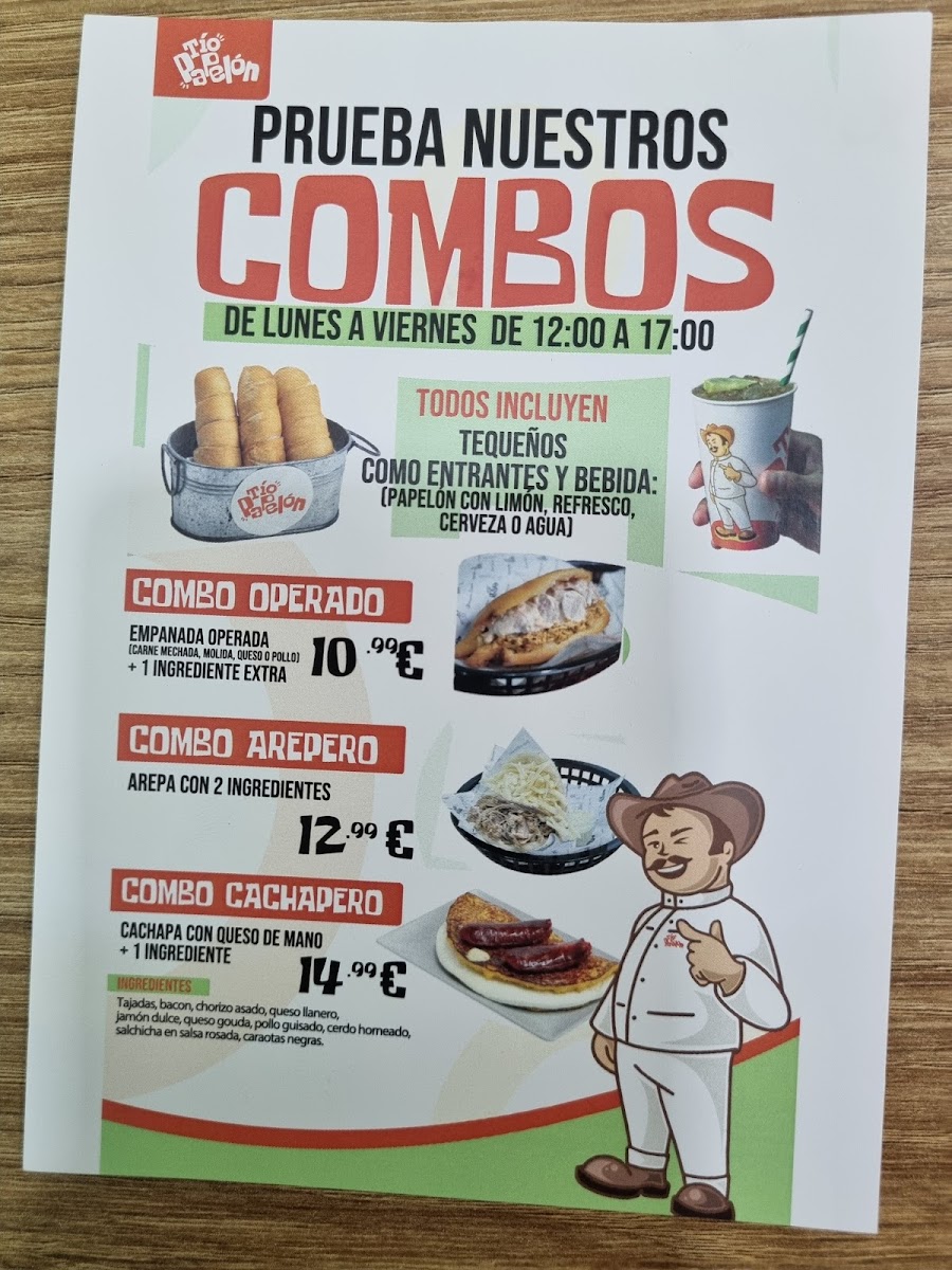 Menu - Restaurante Venezolano | Tío Papelón | Madrid photo 8
